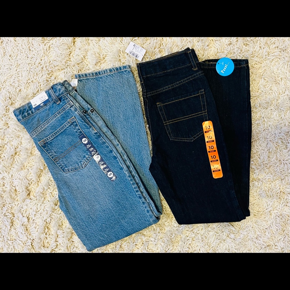 ***NWT 2 pairs of BOYS SIZE 10 Jeans***